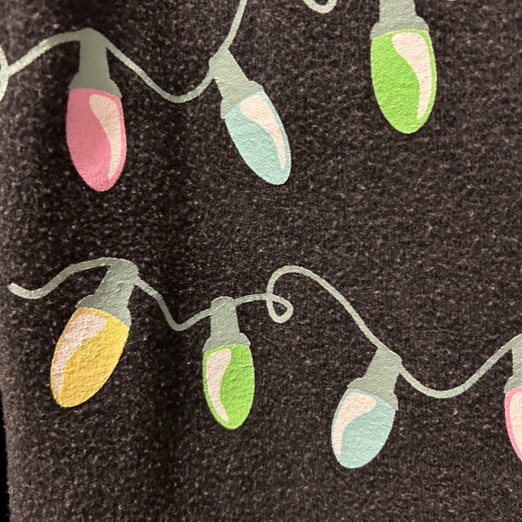 Wildfox Christmas Light Glow in the Dark Sweatshirt Size XS - Picture 10 of 12